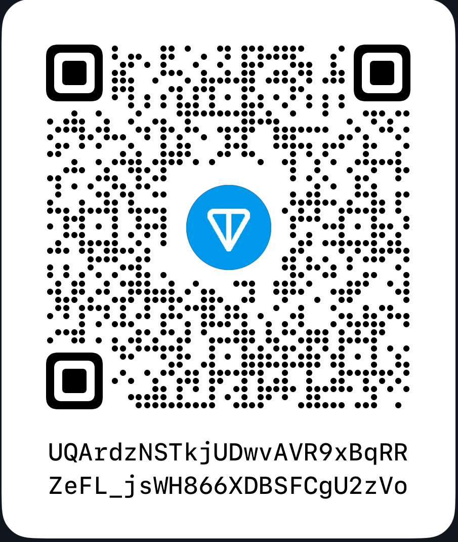 TON wallet receive QR code